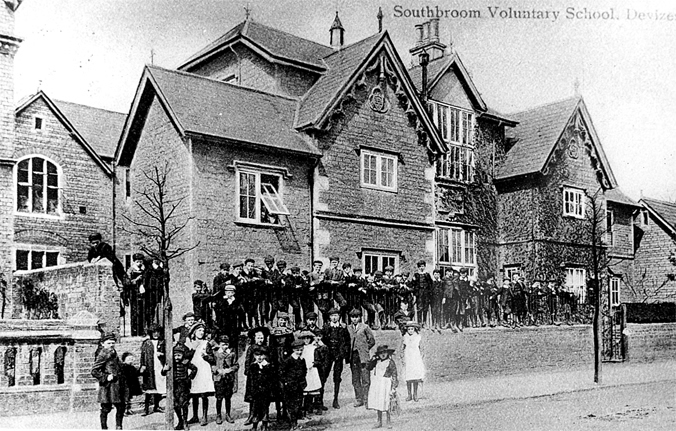  Southbroom Voluntary Aided School ca 1910, London Road, opposite St. James Church